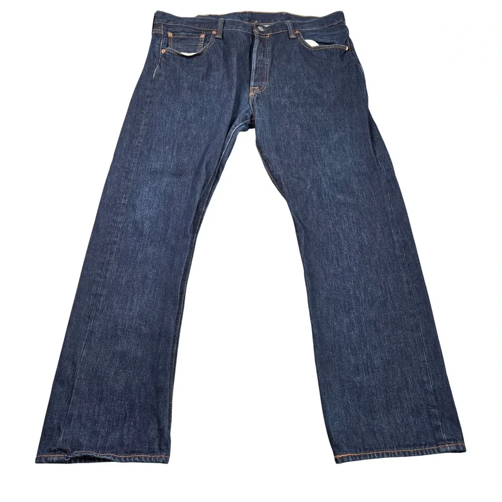Levis 501 Original Fit Jeans Mens 37x29 (tag 38x30) Blue Straight Leg Button Fly